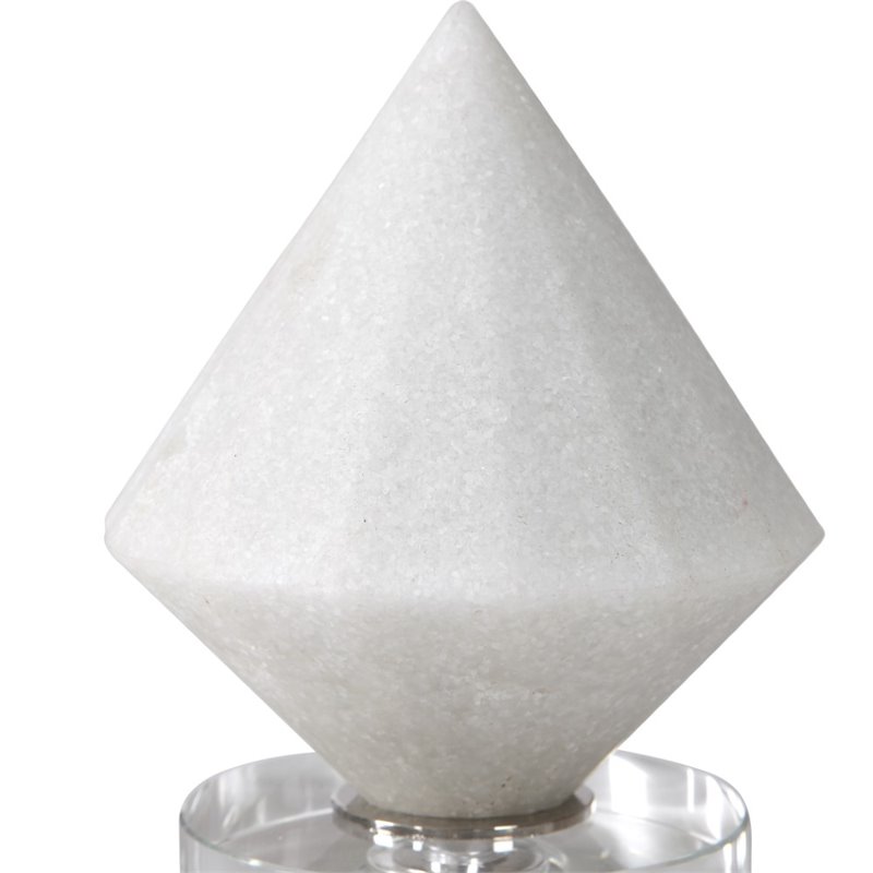 Uttermost Alize Coastal Stone and Crystal Sculpture in White (Set of 3)