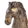 Uttermost Caballo Polyresin and Iron Dorado Horse Sculpture in Aged Silver