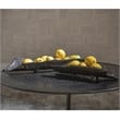 Uttermost Caryn Contemporary Aluminum Tray in Black Nickel (Set of 2)
