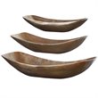 Uttermost Anas Farmhouse Aluminum Bowl in Antique Brass (Set of 3)