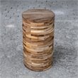 Uttermost Boone Coastal Acacia Wood Drink Table in Natural Finish