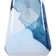 Uttermost Windswept 1-Light Coastal Steel and Glass Mini Pendant in Blue/White
