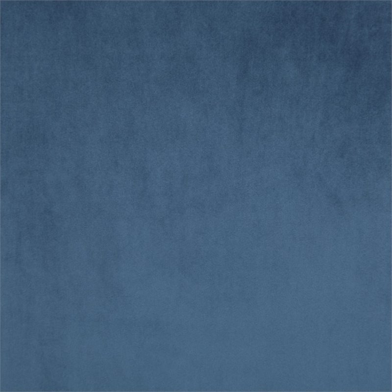 Uttermost Mallorie Contemporary Wood and Fabric Swivel Chair in Ink Blue