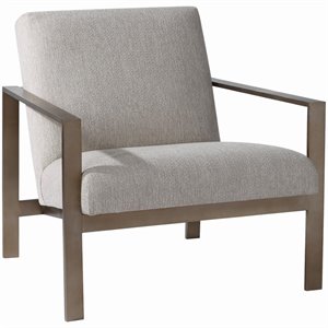 uttermost wills contemporary accent chair in antique brass
