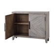 Uttermost Adalind Farmhouse 2-Door Wood Accent Cabinet in White Wash