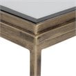 Uttermost India Contemporary Metal Nesting Tables in Antique Gold (Set of 3)