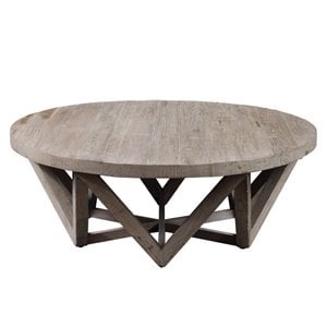Uttermost Kendry Coastal Elm Wood Coffee Table in Natural Finish