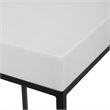 Uttermost Gambia Modern Marble and Steel Plant Stand in Aged Black