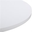 Uttermost Kabarda MDF Wood and Resin Foyer Table in Glossy White
