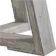 Uttermost Gidran Transitional Wood and Iron Dining Table in Soft Gray