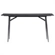 Uttermost Kaduna Slate Iron and Wood Console Table in Aged Black