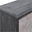 Uttermost Laurentia 2-Door Elm Wood and Iron Sideboard in Light Gray