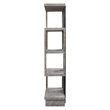 Uttermost Nicasia Modern Elm Wood Etagere in Light Gray
