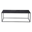 Uttermost Coreene Aluminum and Iron Coffee Table in Black Finish