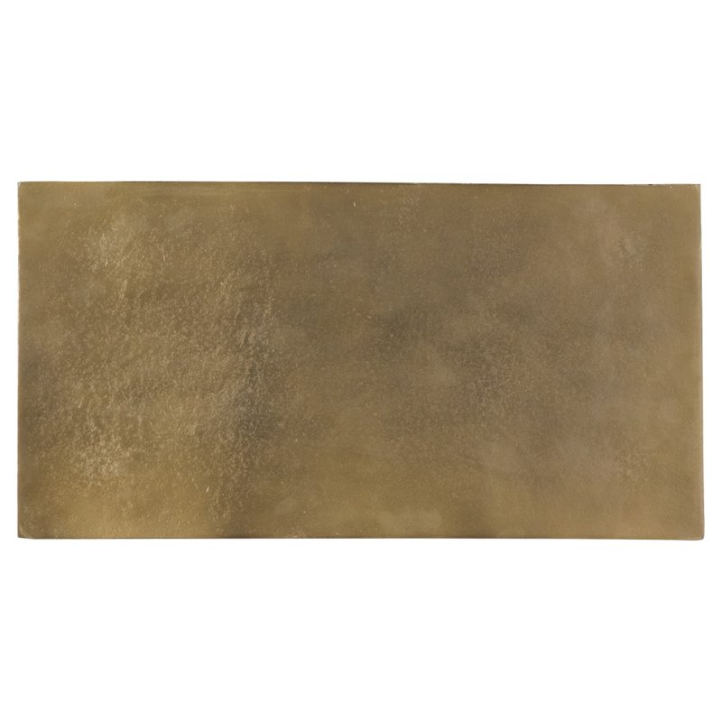 Uttermost Coreene Aluminum and Iron Nesting Tables in Antique Gold (Set of 3)