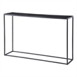 Uttermost Coreene Contemporary Aluminum and Iron Console Table in Black Finish
