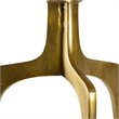Uttermost Kenna Contemporary Aluminum Accent Table in Soft Gold