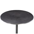 Uttermost Beacon Contemporary Aluminum Accent Table in Antique Nickel