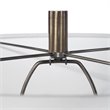 Uttermost Maud Traditional Steel Metal Floor Lamp in Aged Black/Antique Brass
