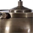 Uttermost Bessemer Contemporary Steel Floor Lamp in Antique Brass