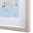 Uttermost Sea Coastal Plastic and Glass Sandbar Framed Print in Blue (Set of 2)