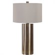 Uttermost Taria Contemporary Steel Table Lamp in Brushed Brass