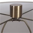 Uttermost Taria Contemporary Steel Table Lamp in Brushed Brass
