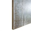 Uttermost Cotton Contemporary Wood Hand Painted Canvas in White/Green-blue