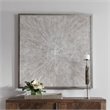 Uttermost Mesmerize Firwood and Plastic Abstract Hand Painted Art in Beige/White