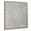 Uttermost Mesmerize Firwood and Plastic Abstract Hand Painted Art in Beige/White