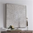 Uttermost Mesmerize Firwood and Plastic Abstract Hand Painted Art in Beige/White