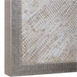 Uttermost Mesmerize Firwood and Plastic Abstract Hand Painted Art in Beige/White