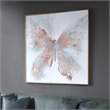 Uttermost Free Contemporary Wood Flying Hand Painted Canvas in Multi-Color