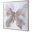 Uttermost Free Contemporary Wood Flying Hand Painted Canvas in Multi-Color