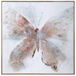 Uttermost Free Contemporary Wood Flying Hand Painted Canvas in Multi-Color