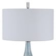Uttermost Rialta Coastal Steel and Ceramic Table Lamp in Aqua and Teal