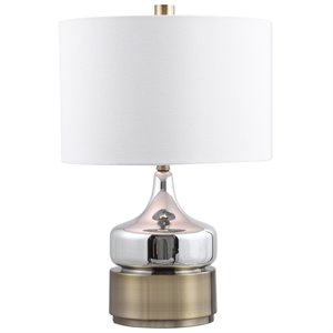 Uttermost Como Mid Century Table Lamp in Chrome