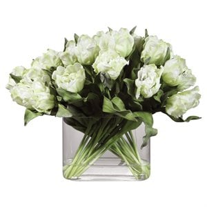 uttermost kimbry tulip centerpiece in clear