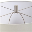 Uttermost Scouts Transitional Ceramic Metal and Fabric Table Lamp in Blue/Green
