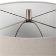 Uttermost Prospect Ceramic and Iron Striped Accent Lamp in Blue/Brown/White