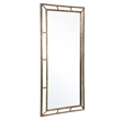 Uttermost Farrow Traditional Iron MDF Wood Copper Mirror in Brass