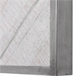 Uttermost Redondo Coastal Wood and Metal Wall Decor in Silver/White