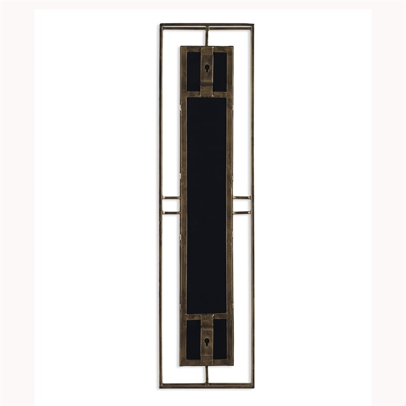 Uttermost Rutledge Contemporary Solid Wood Mirrors in Gold (Set of 2)