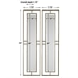 Uttermost Rutledge Contemporary Solid Wood Mirrors in Gold (Set of 2)