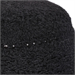 Uttermost Gumdrop Contemporary Plywood Foam and Fabric Ottoman in Black