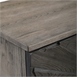 Uttermost Shield 2-Door Farmhouse Wood and Metal Cabinet in Brown/Gray