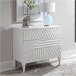 Uttermost Colby Contemporary MDF and Wood Drawer Chest in White