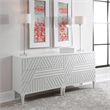 Uttermost Colby Contemporary MDF and Wood Drawer Chest in White