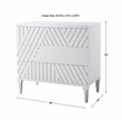 Uttermost Colby Contemporary MDF and Wood Drawer Chest in White