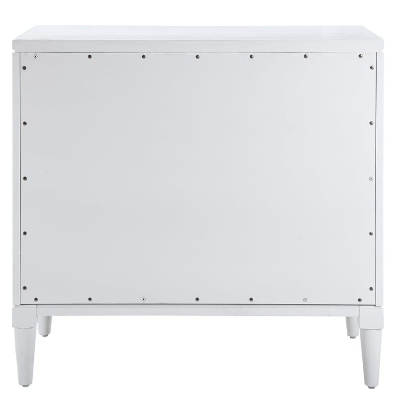 Uttermost Colby Contemporary MDF and Wood Drawer Chest in White